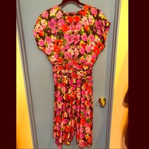 Vintage Silk Studios 80’s Floral Dress